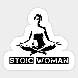 Stoic Woman Sticker